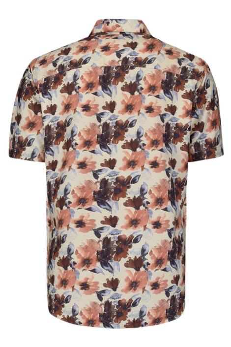 NO-EXCESS shirt short sleeve allover printed